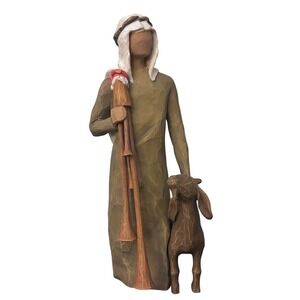 Willow Tree | Zampognaro Shepherd with Bagpipe Figurine | Susan Lordi | 9 Inch